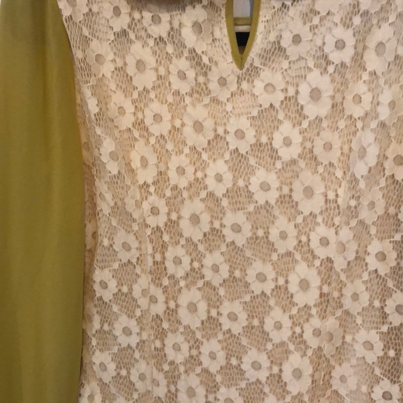 Retro style lace sheath Mini dress. Size L Junior - Picture 5 of 9